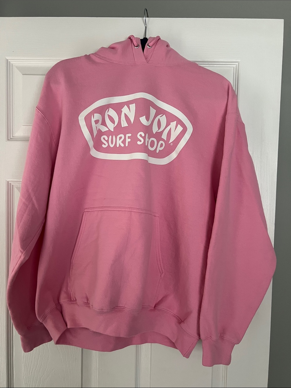 Ron Jon Pink Surf Shop Logo Hoodie